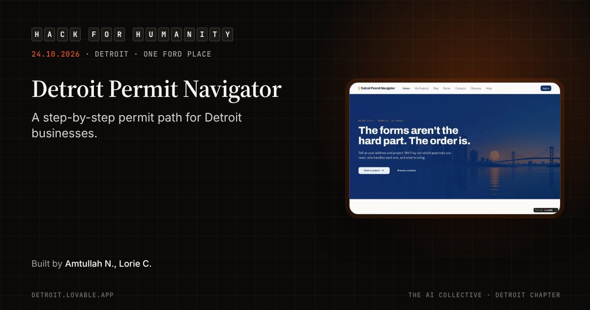 Detroit Permit Navigator share card